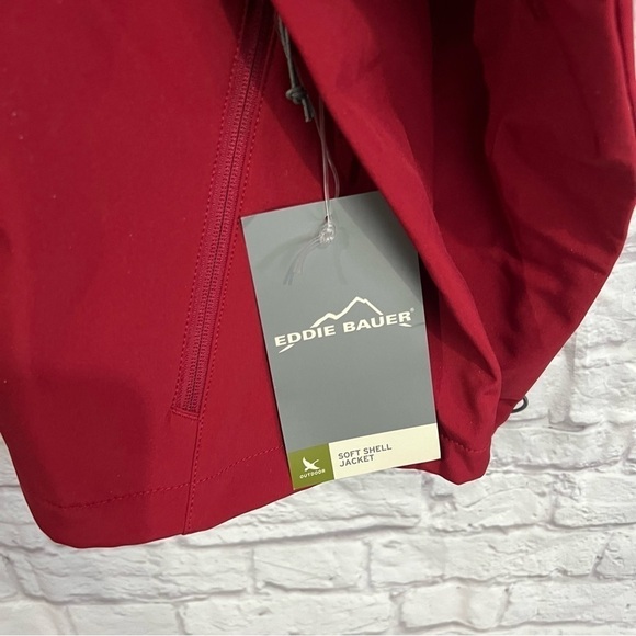 Eddie Bauer men’s 4XL waterproof soft shell jacket red nwt - Picture 4 of 7